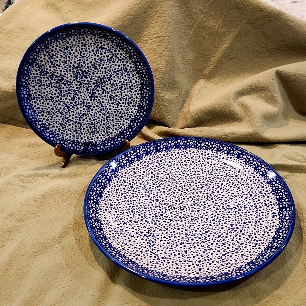 Boleslavic Polish Pottery Plate set